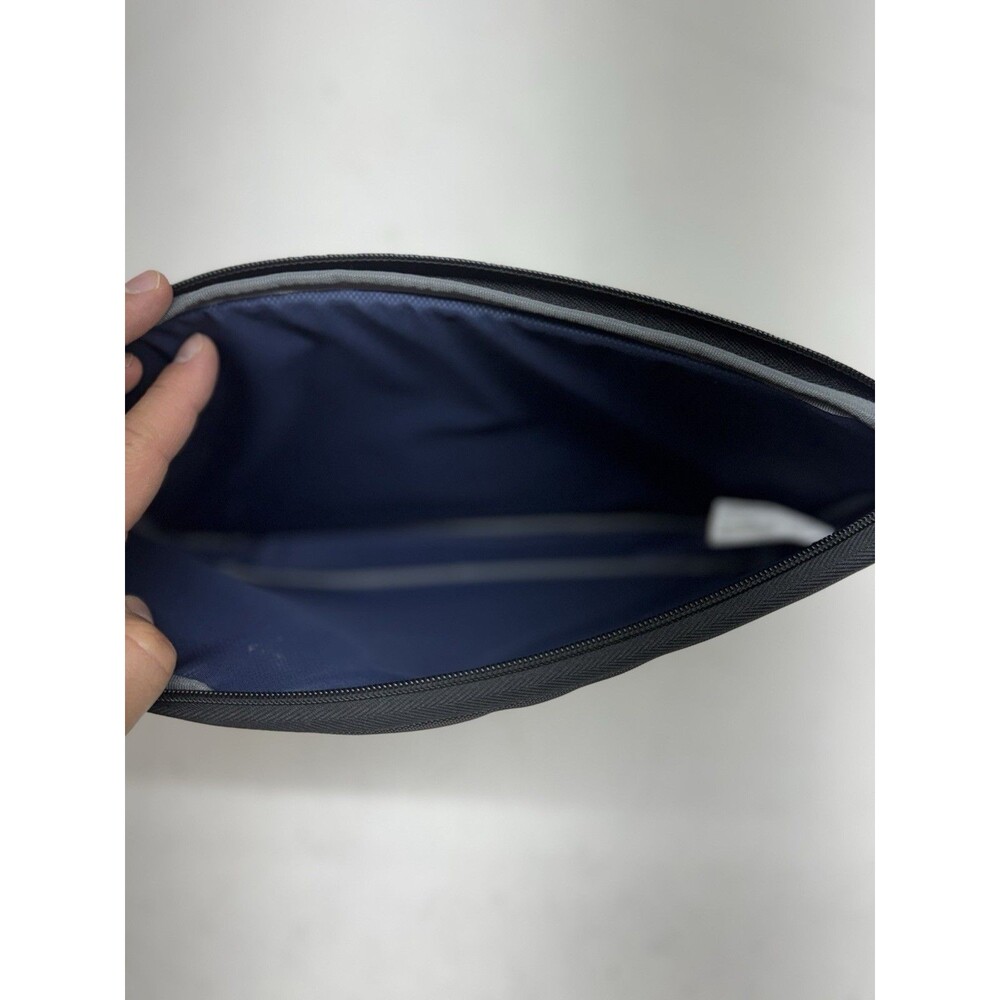 Tumi Alpha Nylon Tech Organizer Pouch Gray 13”x9” Tablet Sleeve Travel Work - Picture 3 of 5